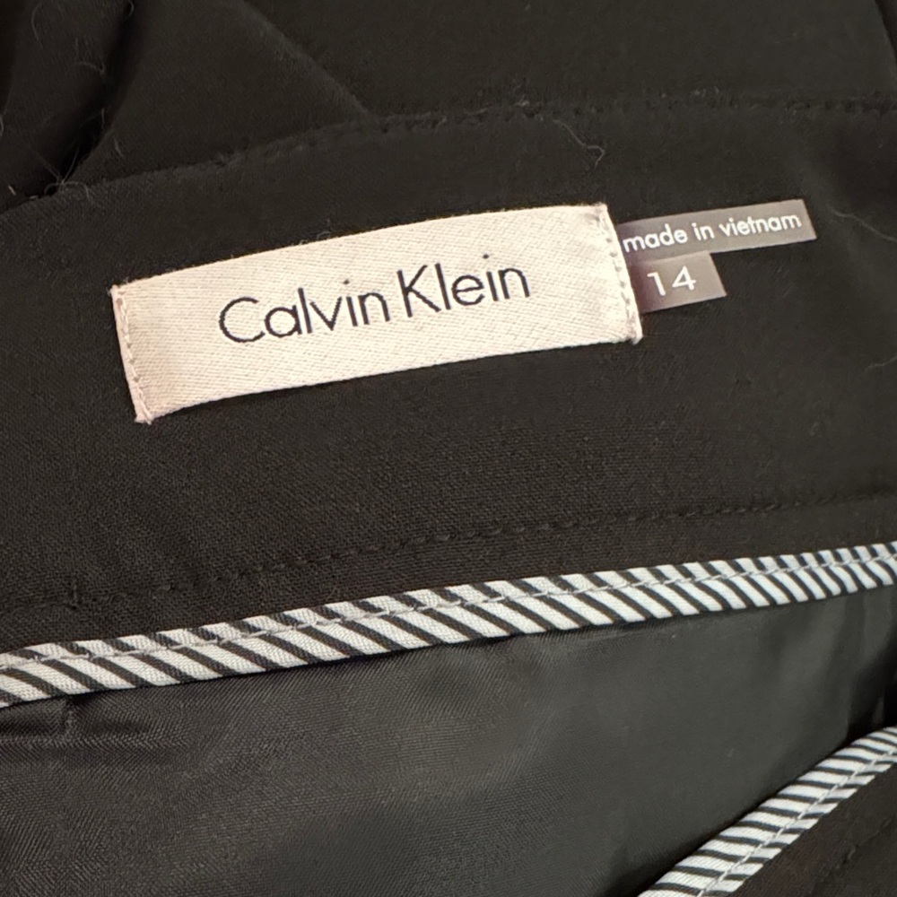 Calvin Klein Classic Black Pencil Skirt - Picture 2 of 3